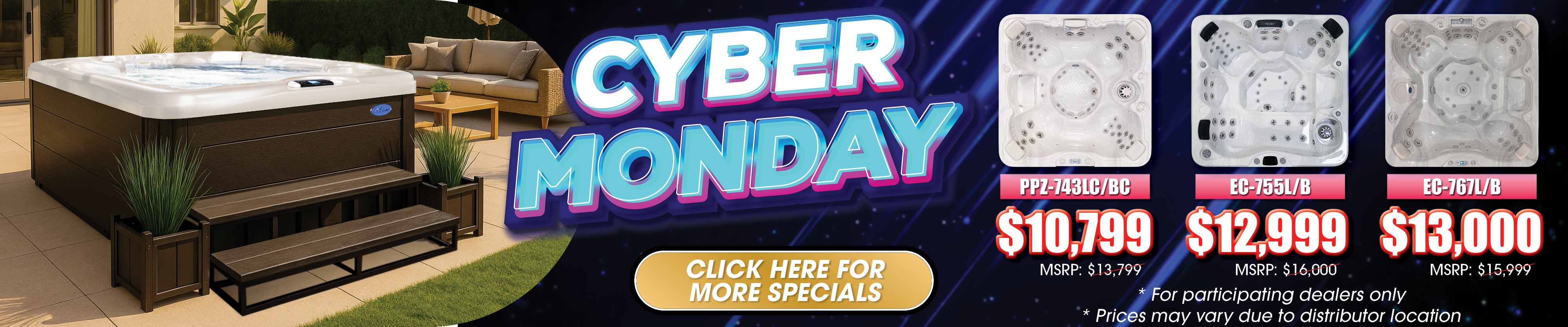 Calspas hot tub being used in a family setting - Chapel Hill