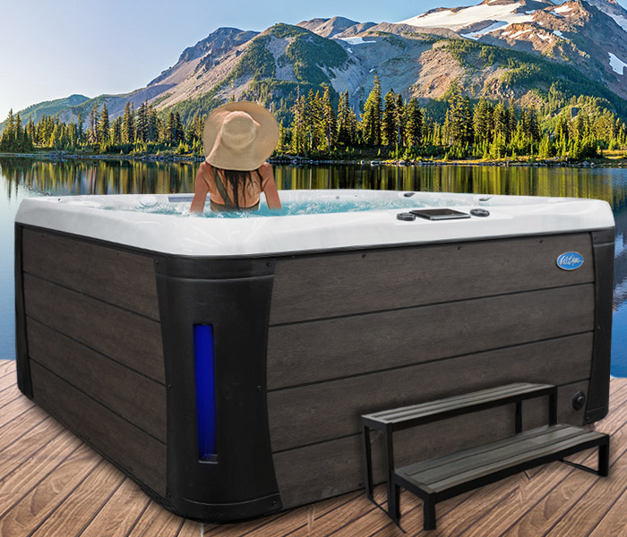 Calspas hot tub being used in a family setting - hot tubs spas for sale Chapel Hill